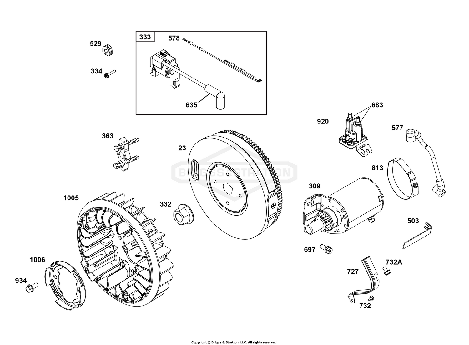 Flywheel, Ignition, and Starter Group