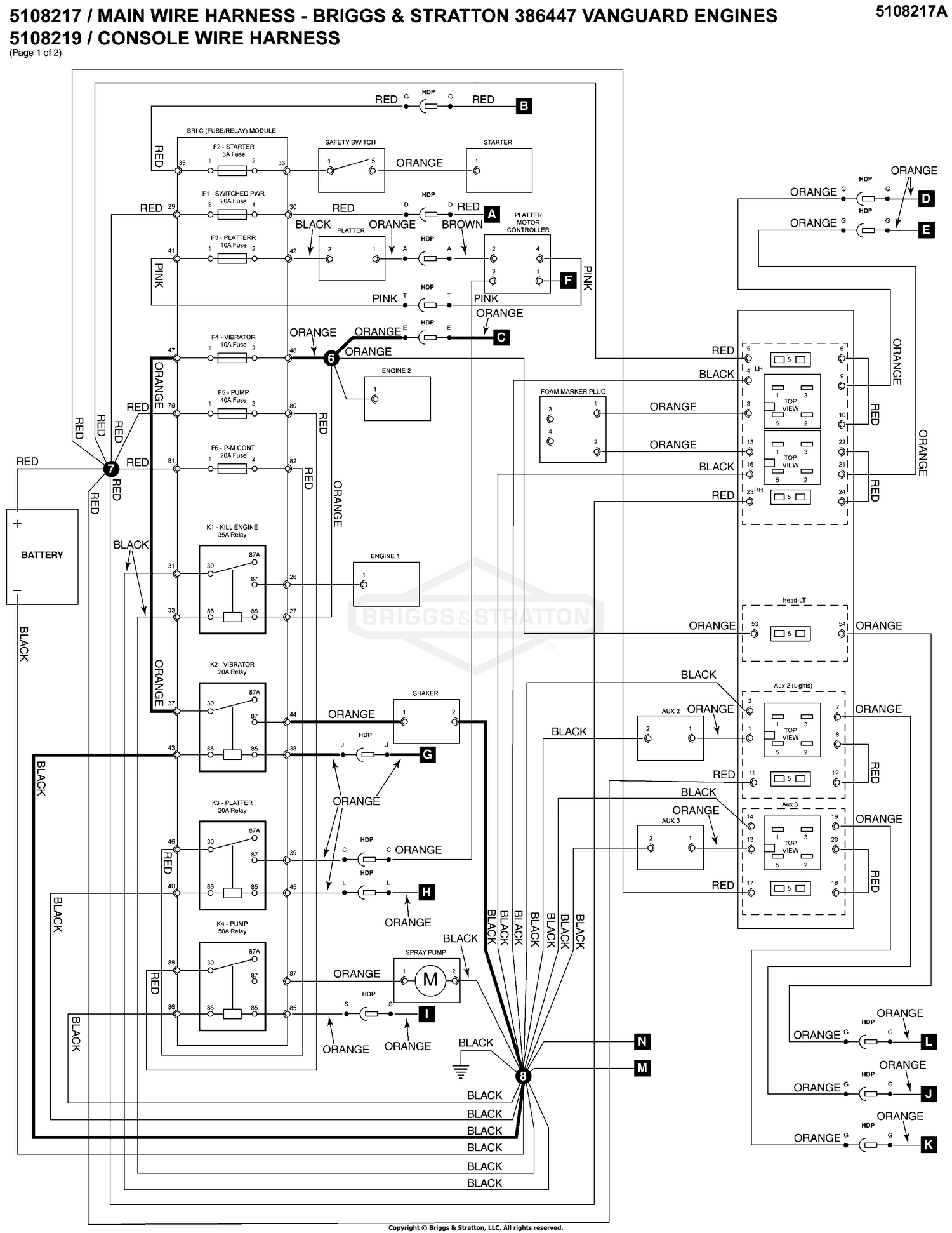 Electrical Schematic - Hopper Shaker Activation - Page 1