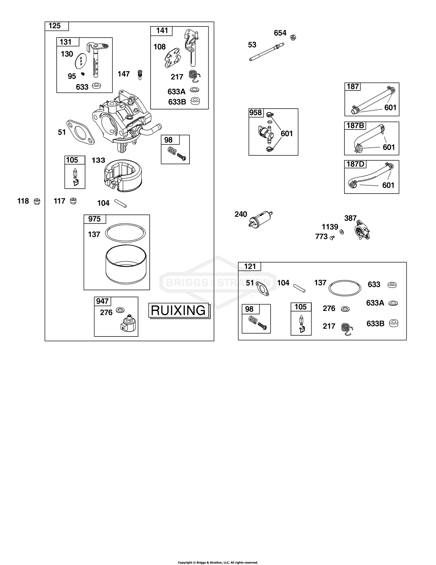 Carburetor and Fuel Supply Group