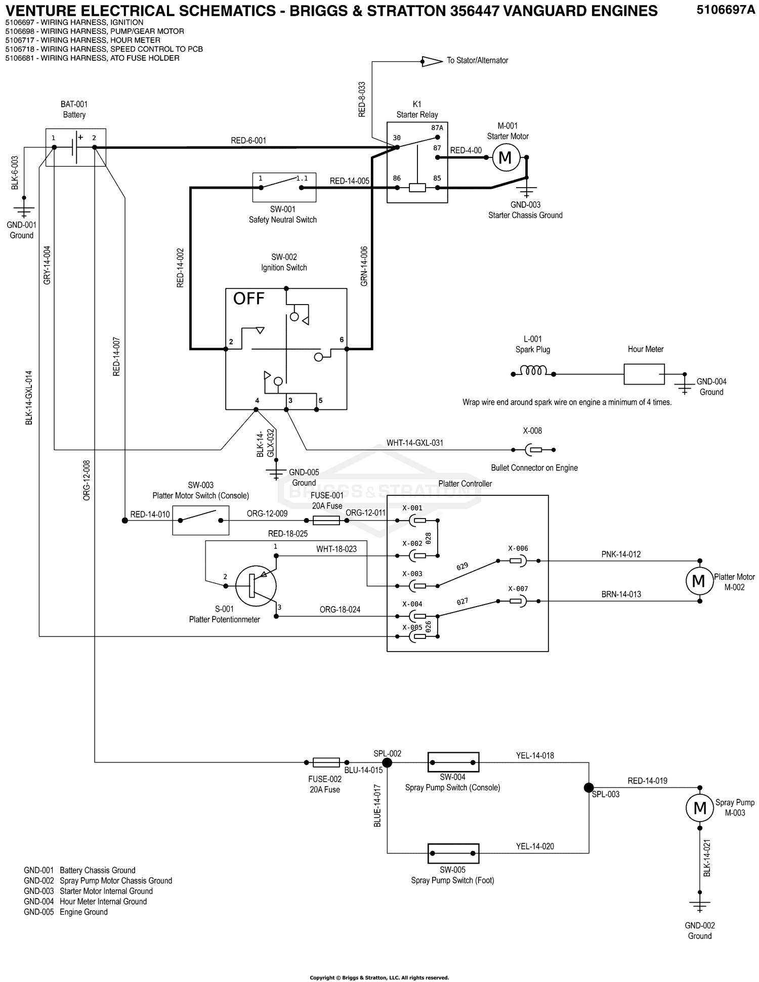 Electrical Schematic - Cranking Circuit