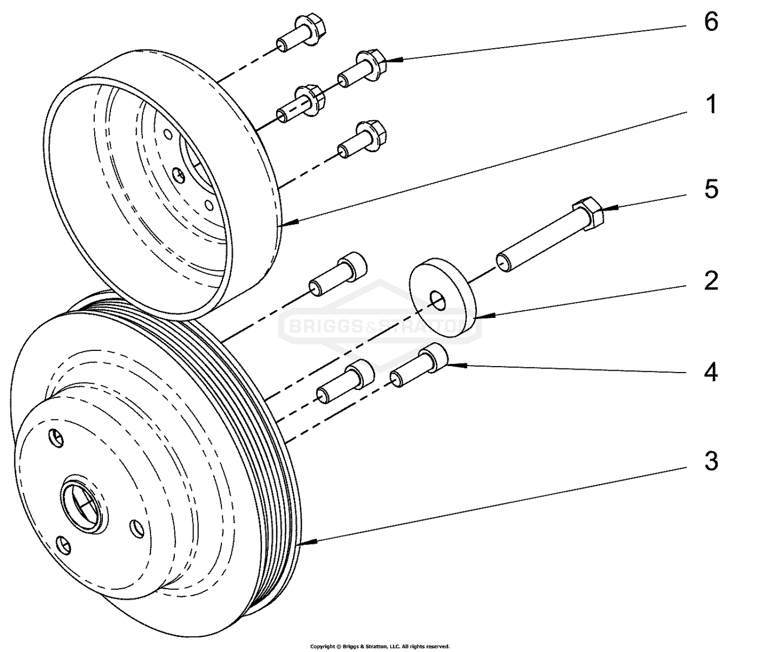 Engine Group - Crank Pulley Mount