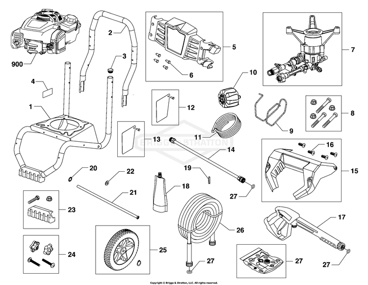 Powerflow parts diagram and numbers?