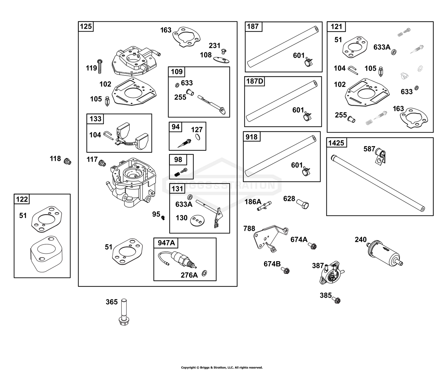 Carburetor and Fuel Supply Group