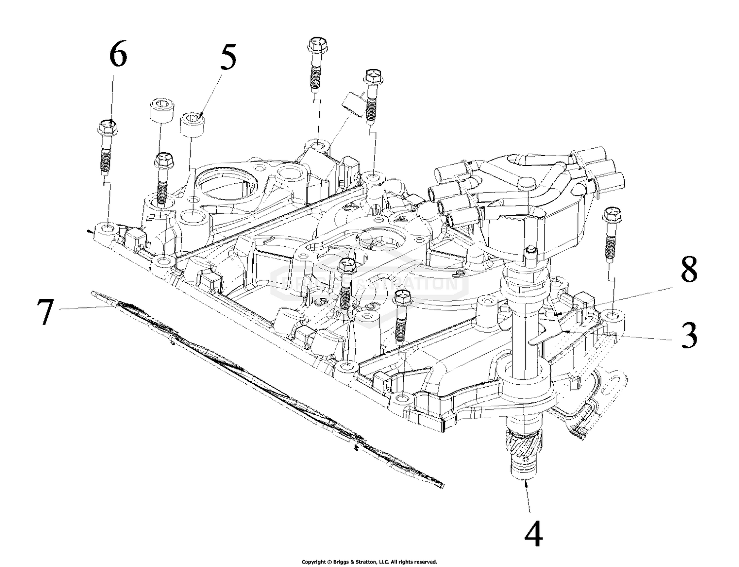 Engine Group - Intake Manifold & Distributor