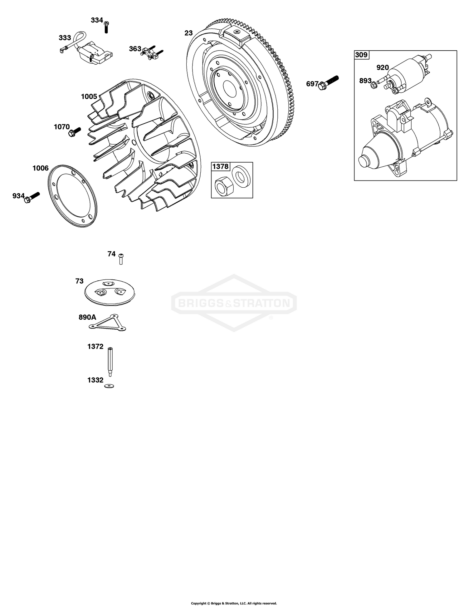 Flywheel, Ignition, and Starter Group