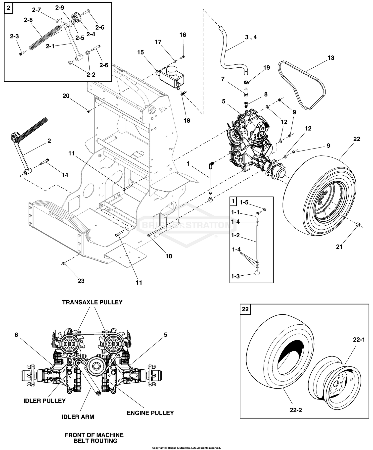 Power Transmission  Group - S/N: 30000003664 and below
