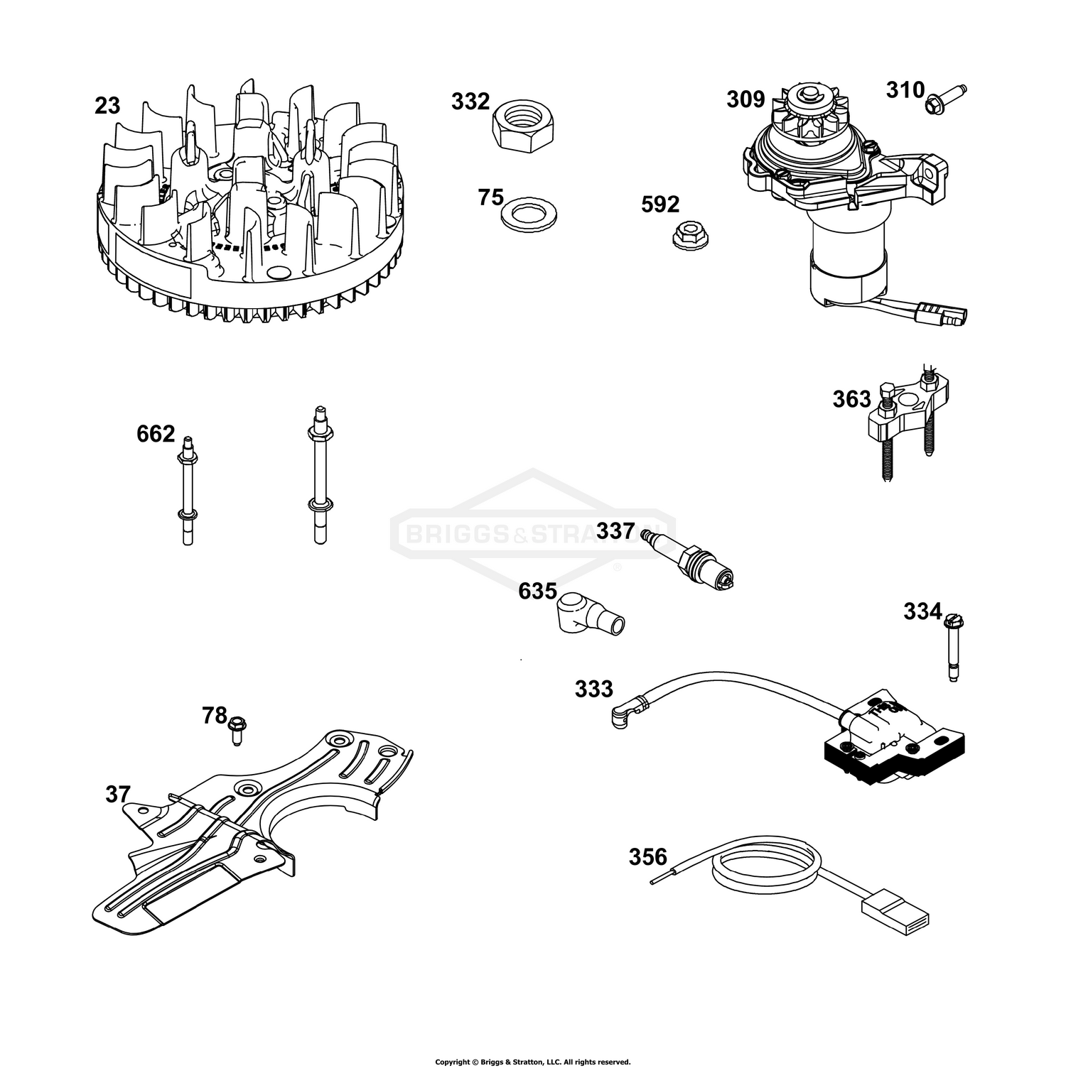 Flywheel, Ignition, and Starter Group