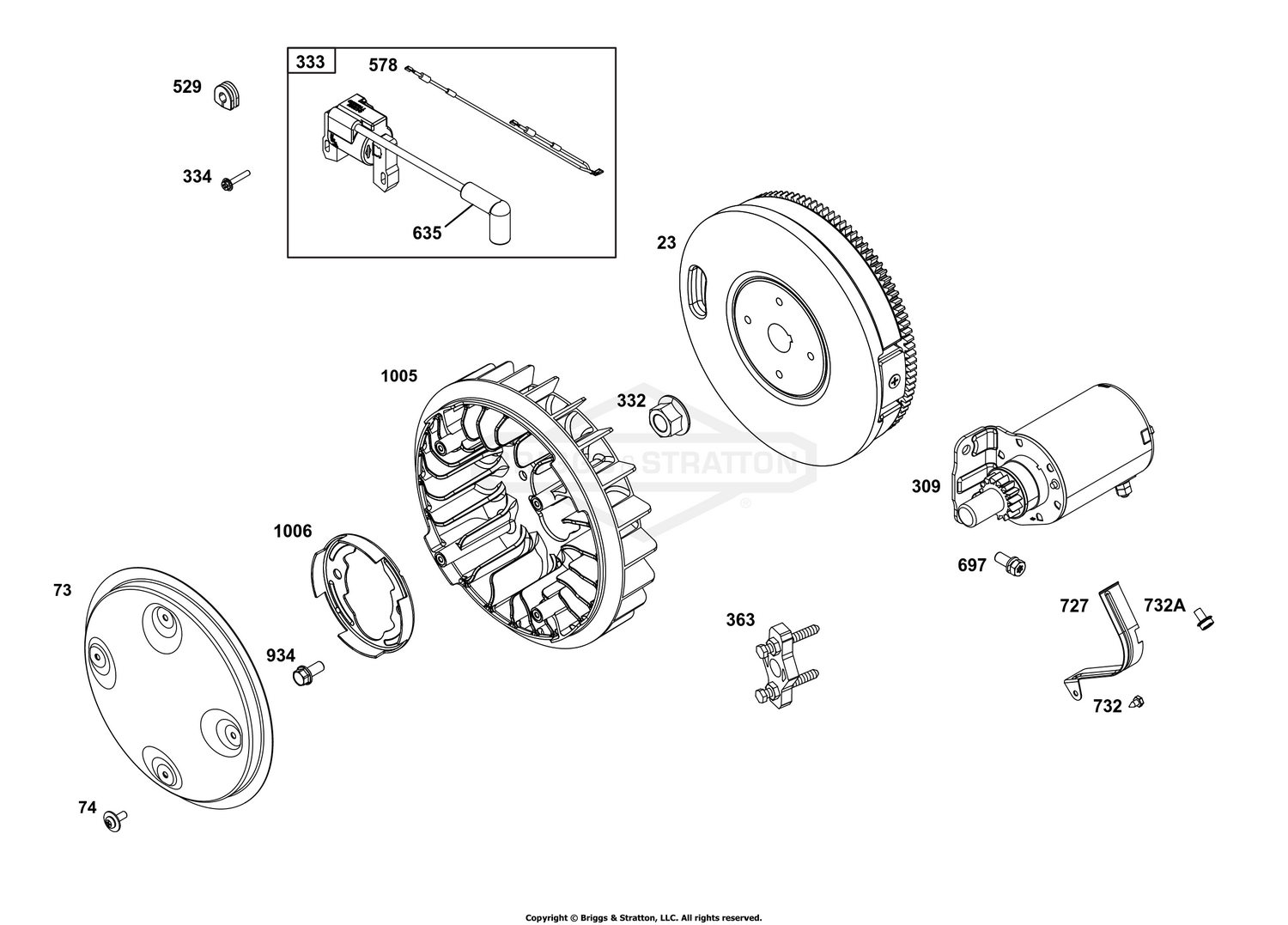 Flywheel, Ignition, and Starter Group
