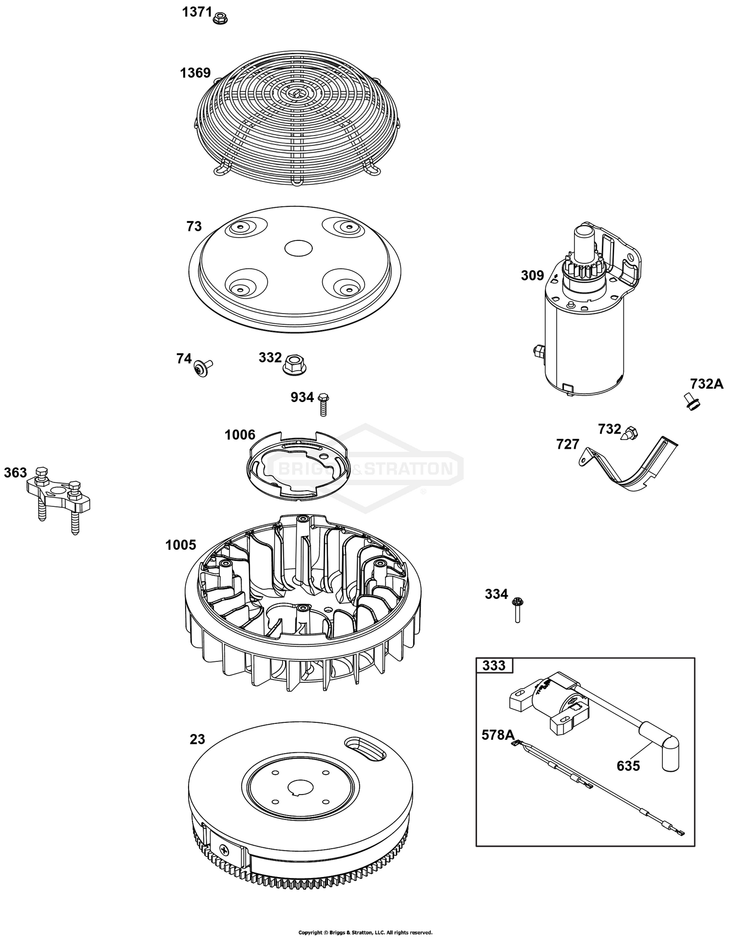 Flywheel, Ignition, and Starter Group