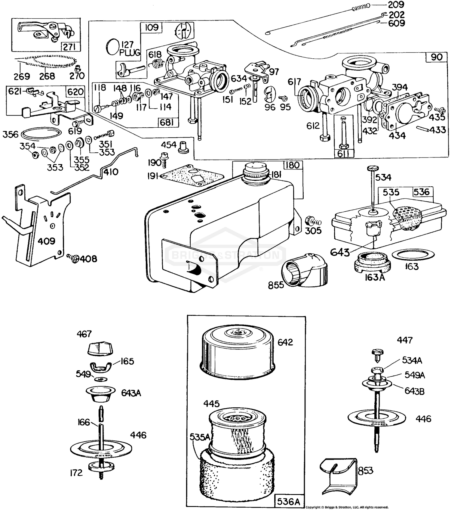 emachamu　0902 Briggs and Stratton 100902-0237-99 Parts Diagrams