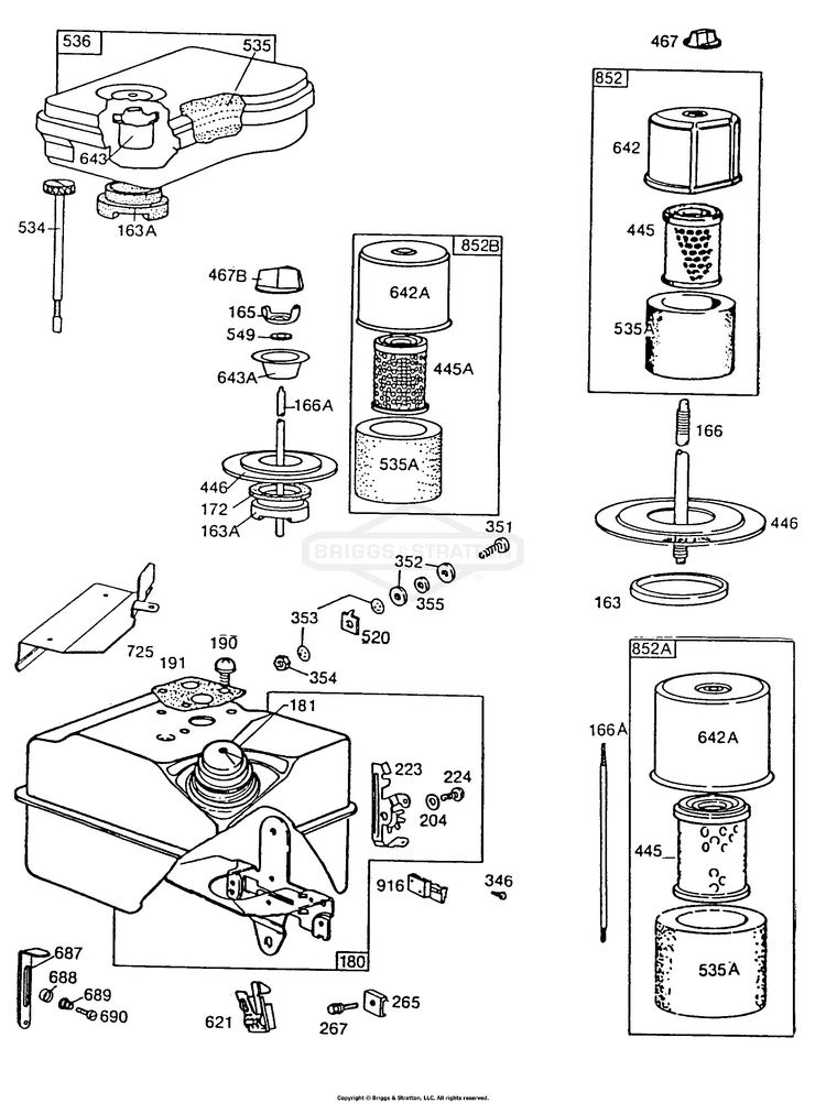 112232-0689-01 Briggs and Stratton Engine