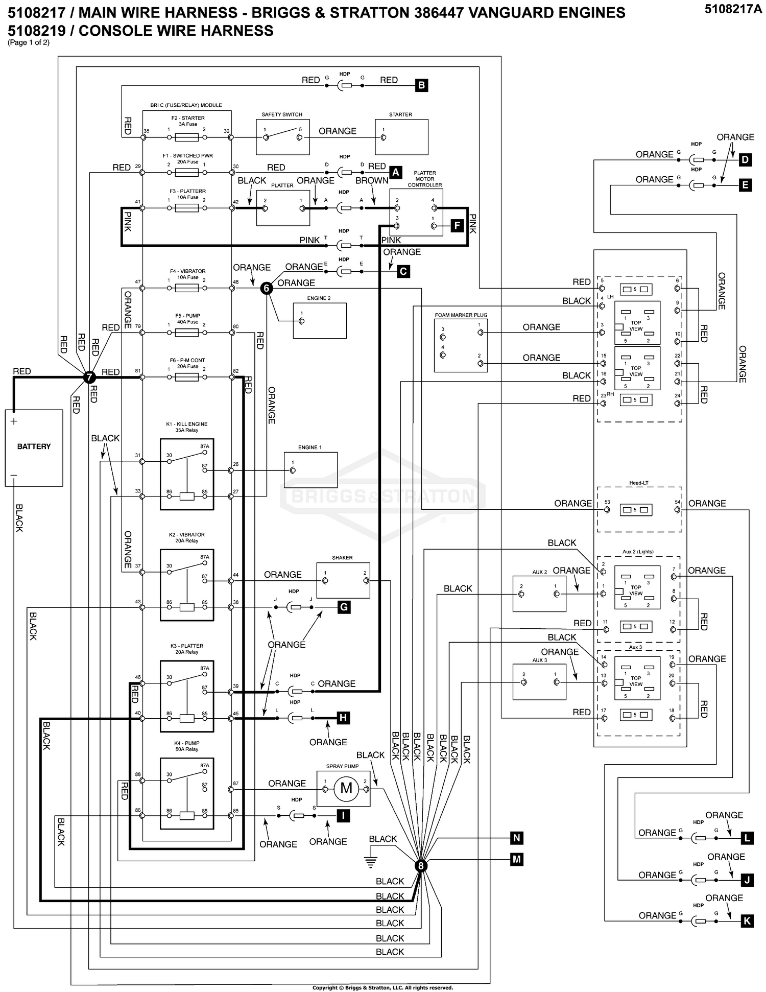 Electrical Schematic - Spinner Platter Activation - Page 1