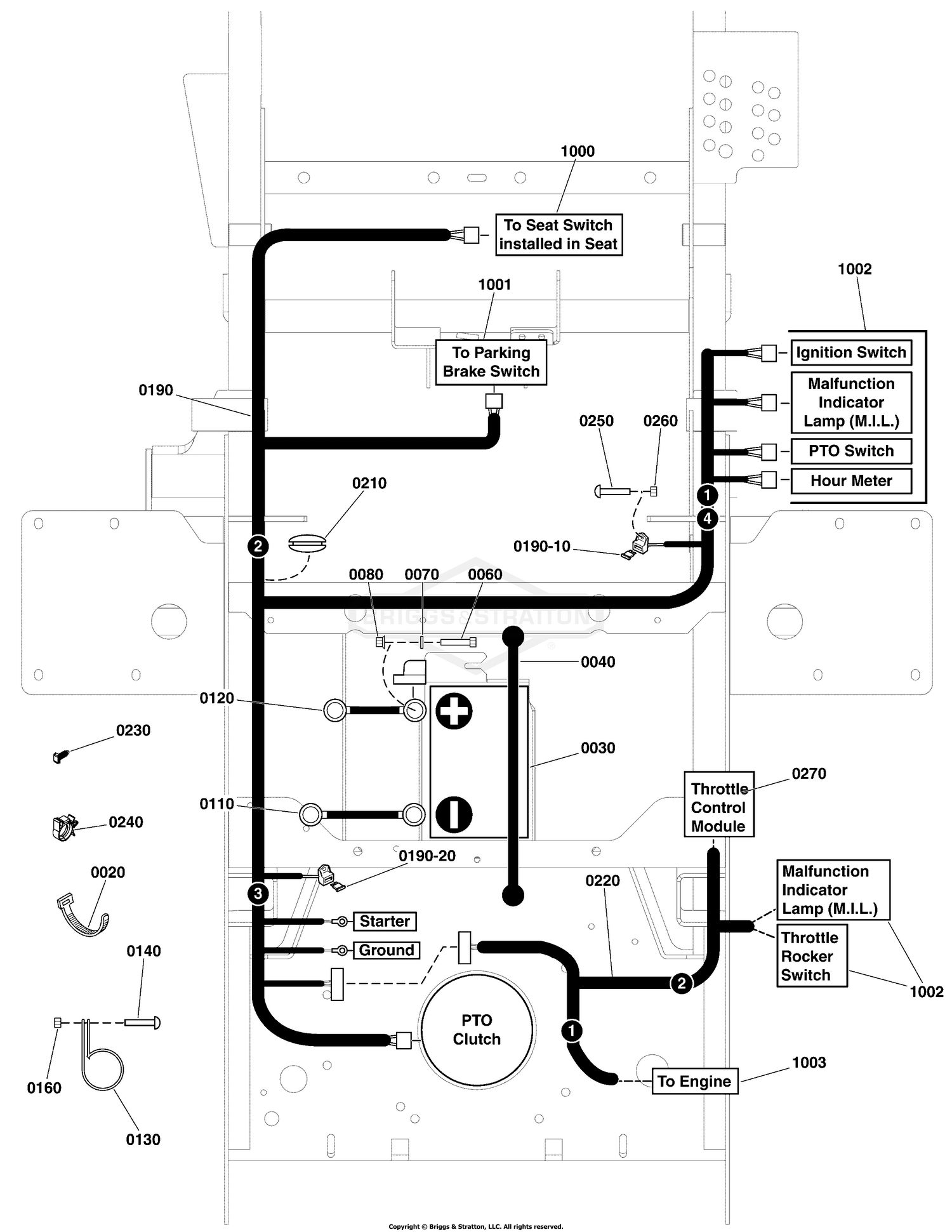 Electrical Group - Kawasaki FT730V EFI - S/N: 4002328396 and Below