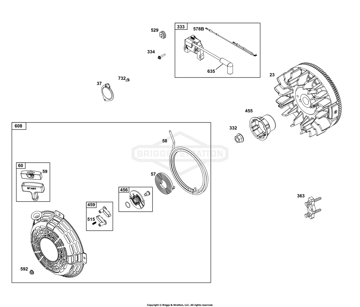 Flywheel, Ignition, and Starter Group