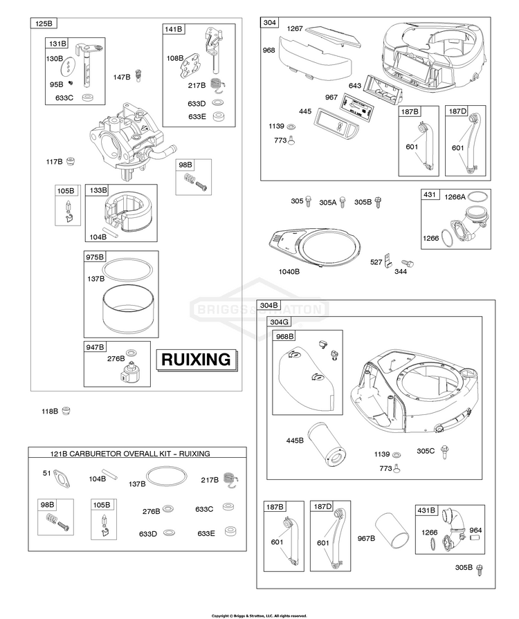 31G777-0806-B1 Briggs And Stratton Engine | PartsWarehouse