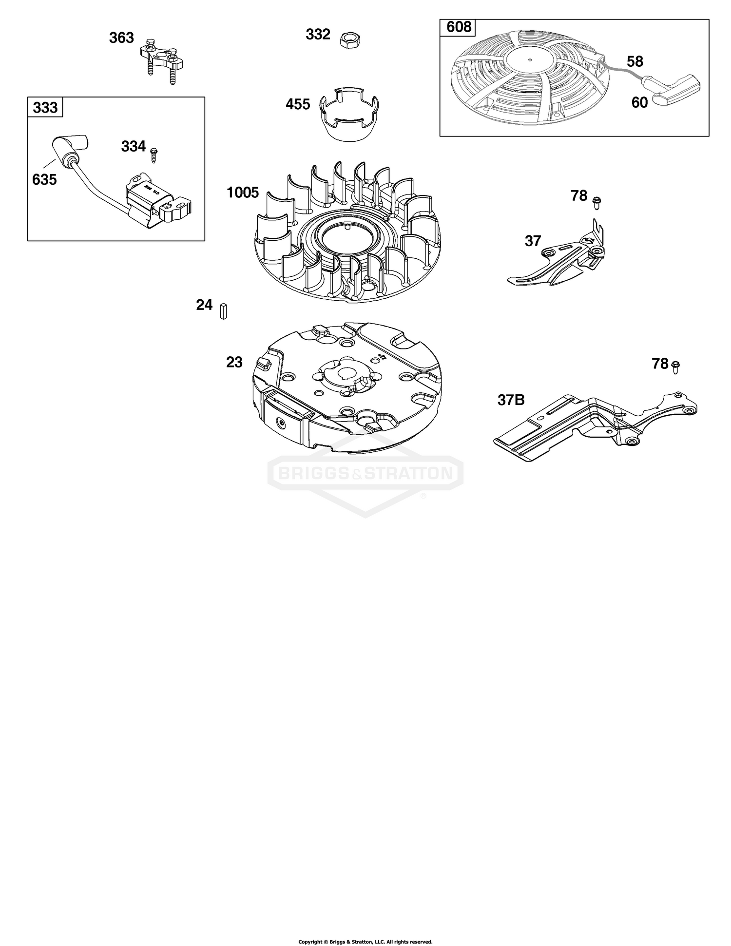 Flywheel, Ignition, and Starter Group