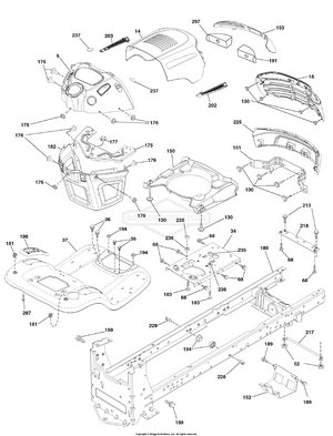 Yard king riding online mower parts