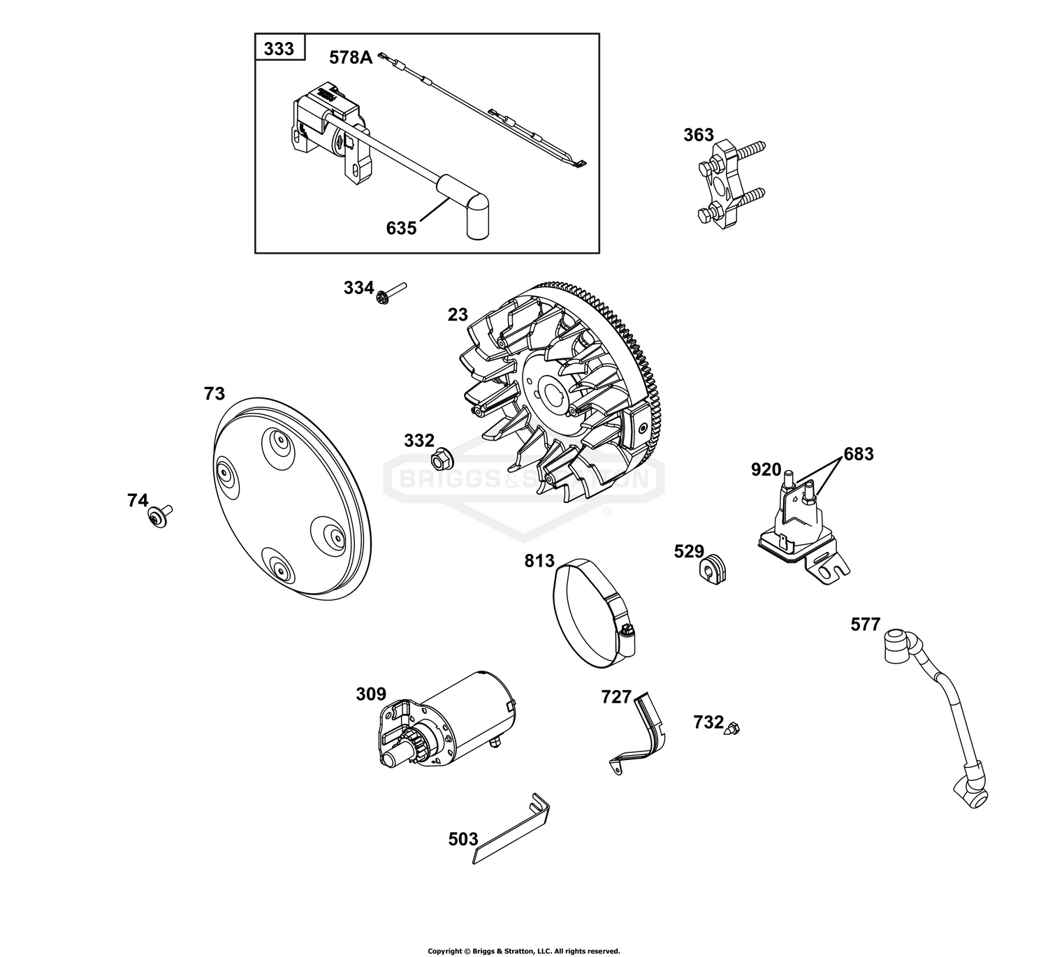 Flywheel, Ignition, and Starter Group