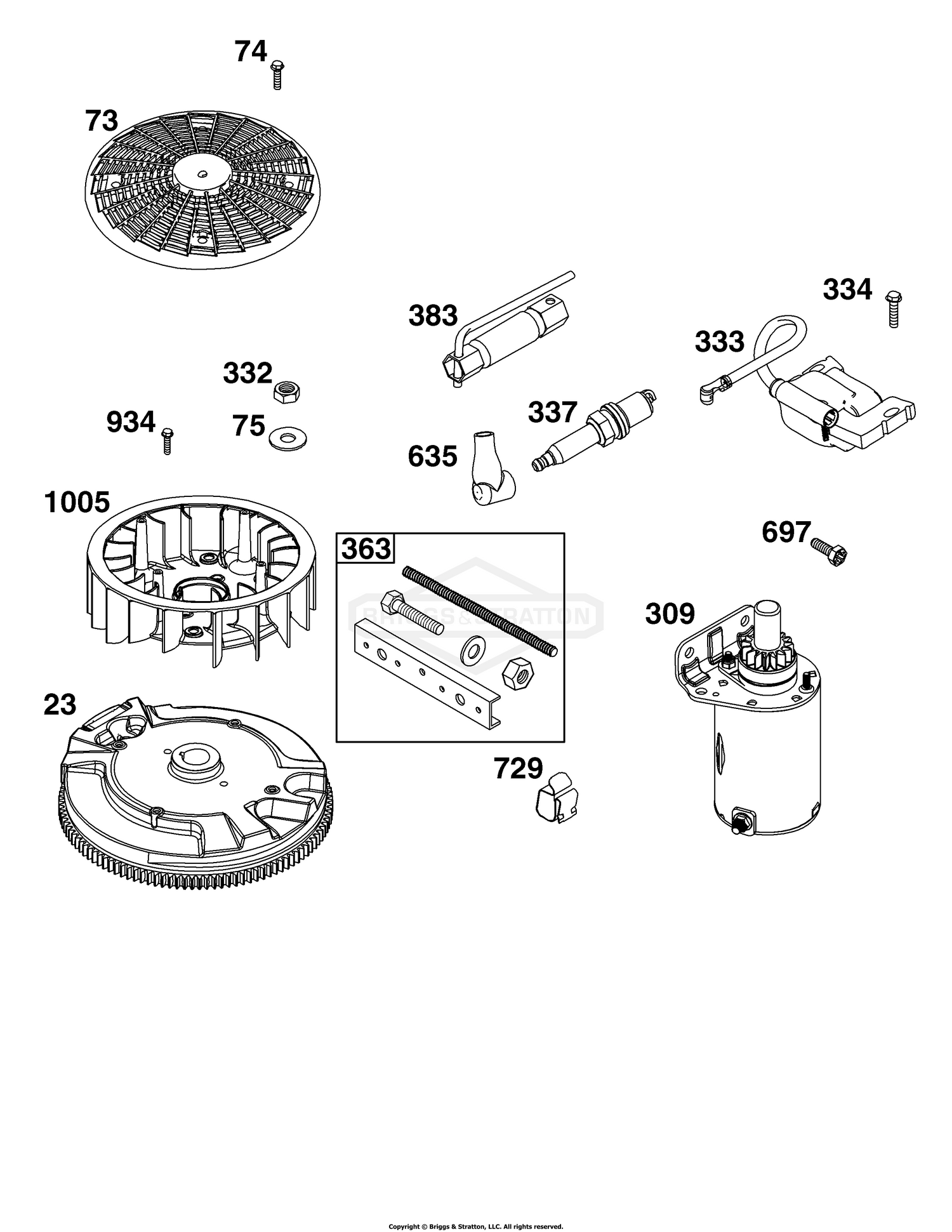 Flywheel, Ignition, and Starter Group