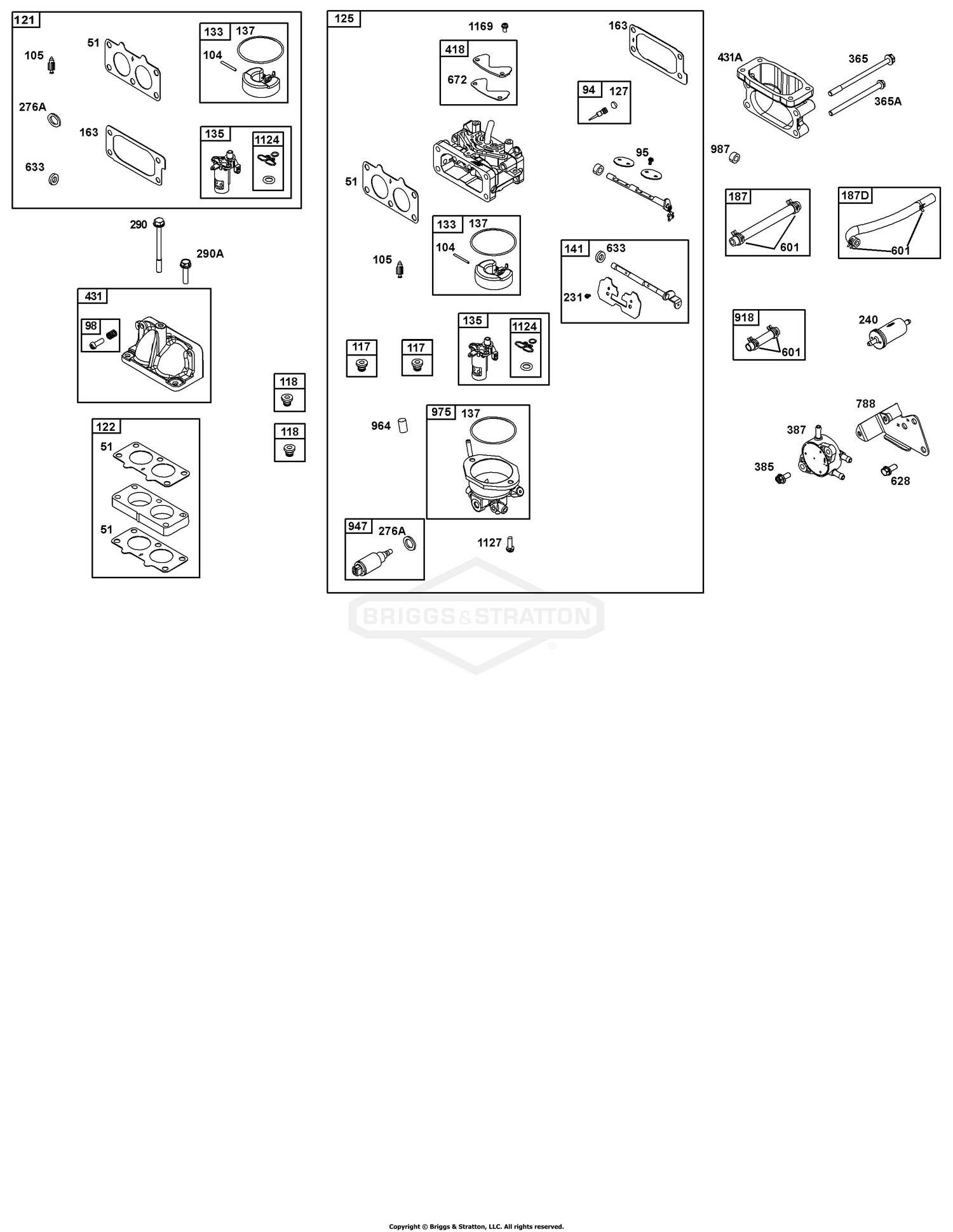 Carburetor and Fuel Supply Group