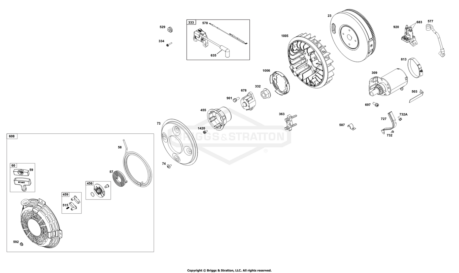 Flywheel, Ignition, and Starter Group