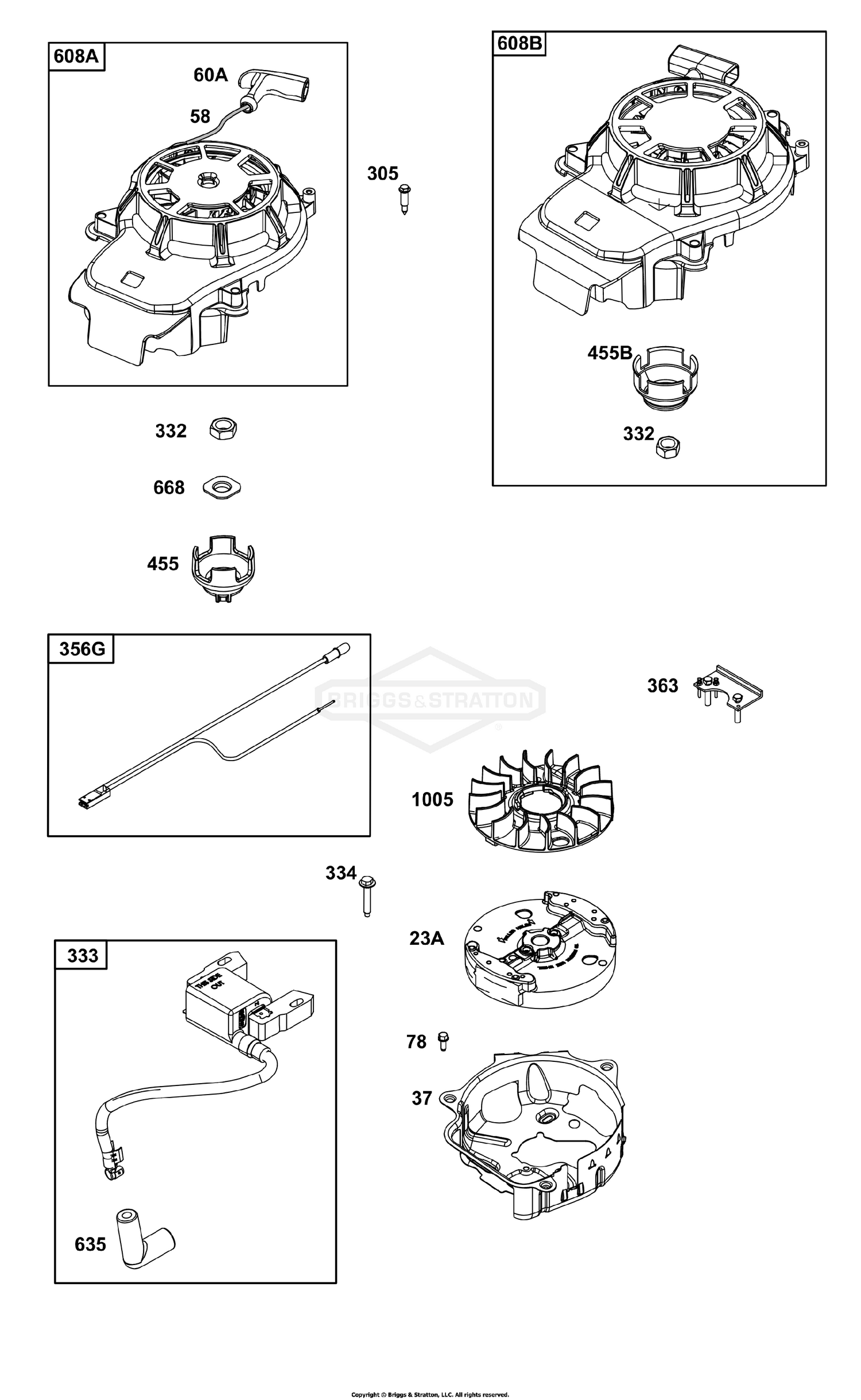 Flywheel, Ignition, and Starter Group