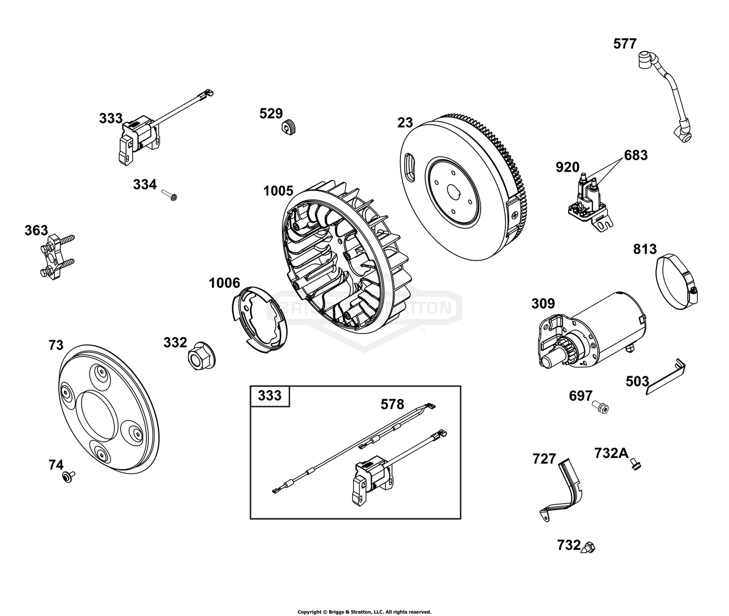 Flywheel, Ignition, and Starter Group