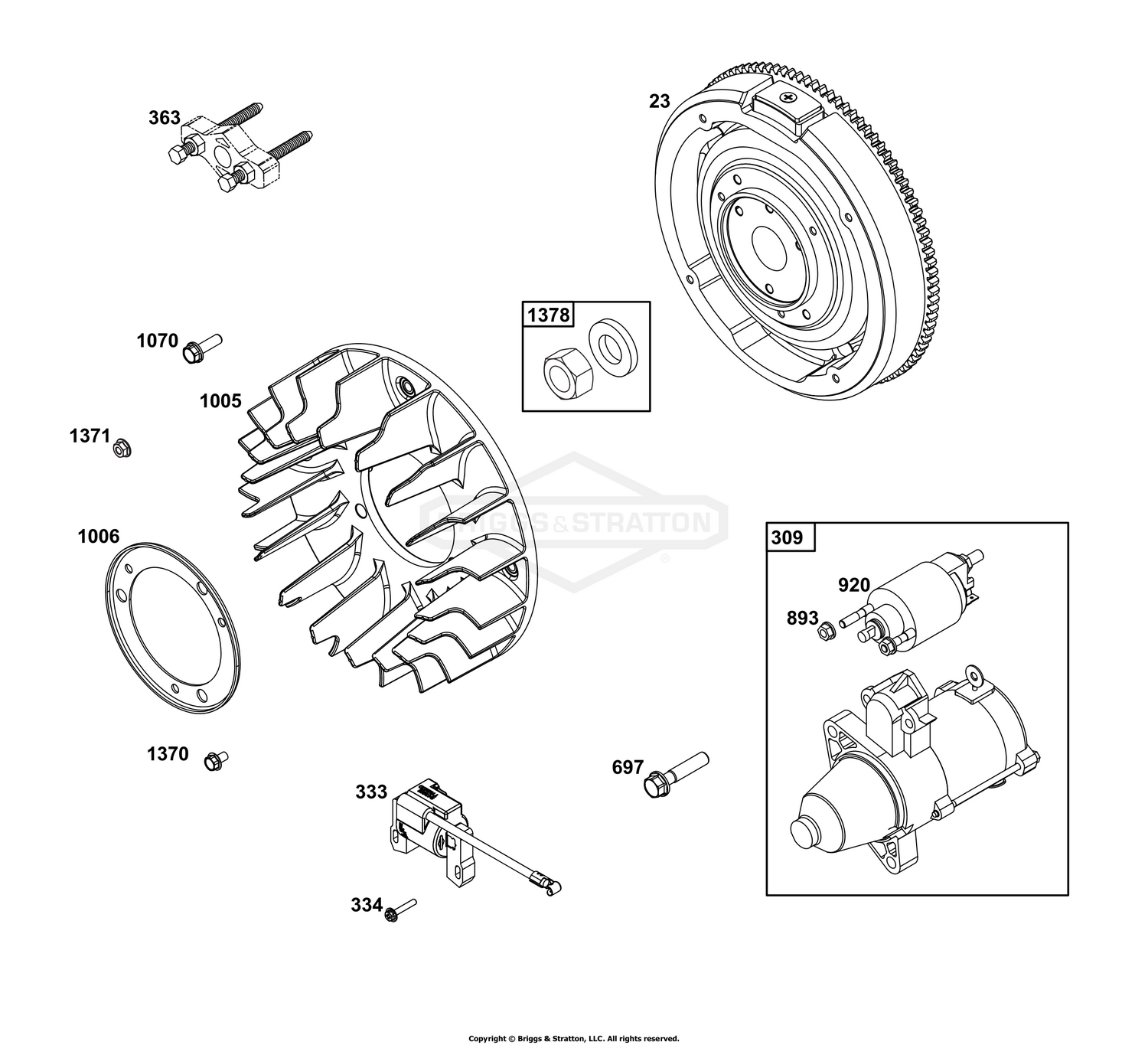 Flywheel, Ignition, and Starter Group
