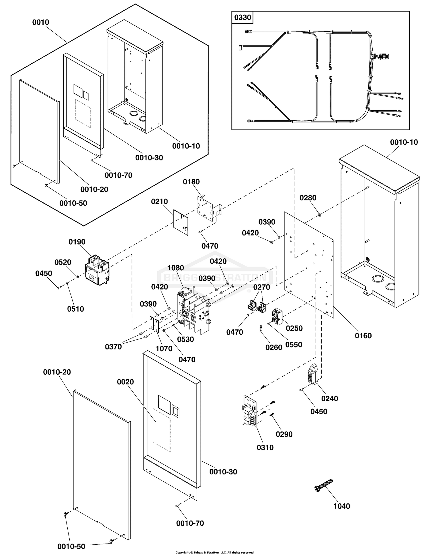 Transfer Switch - Hingeless Enclosure