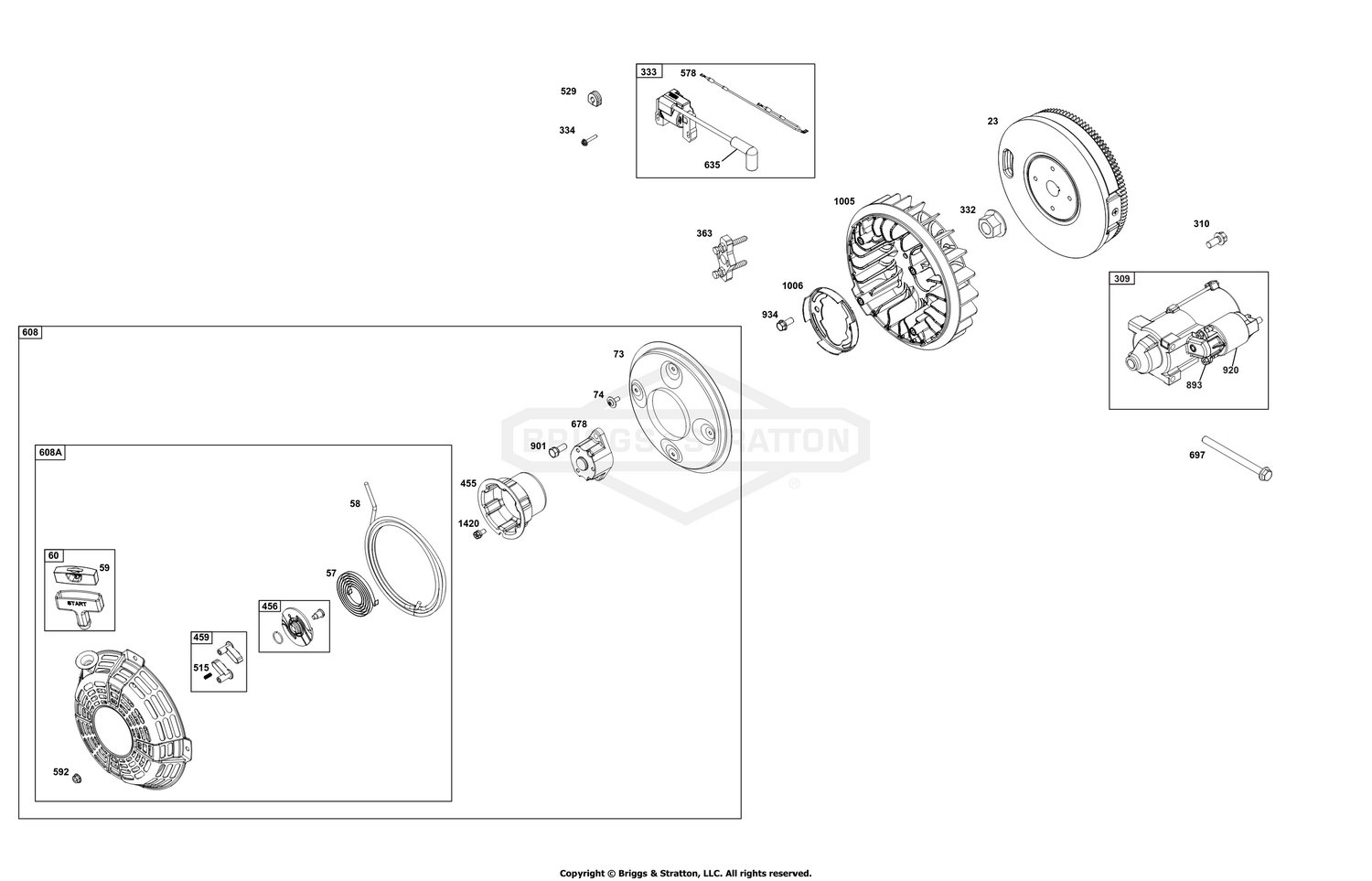 Flywheel, Ignition, and Starter Group