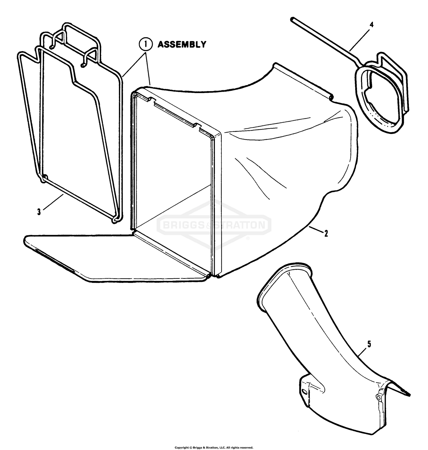 7060935 - 21" Grass Bagger