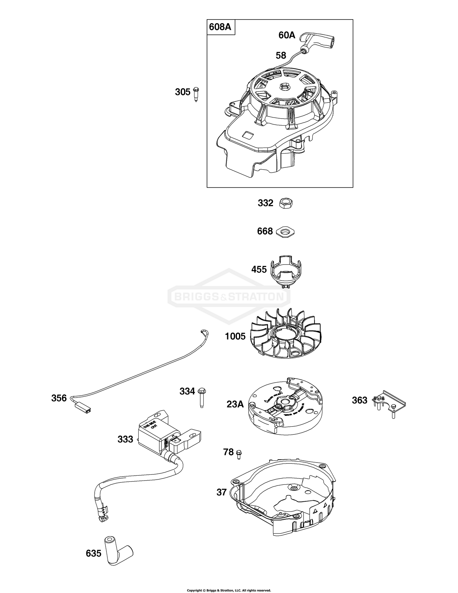 Flywheel, Ignition, and Starter Group
