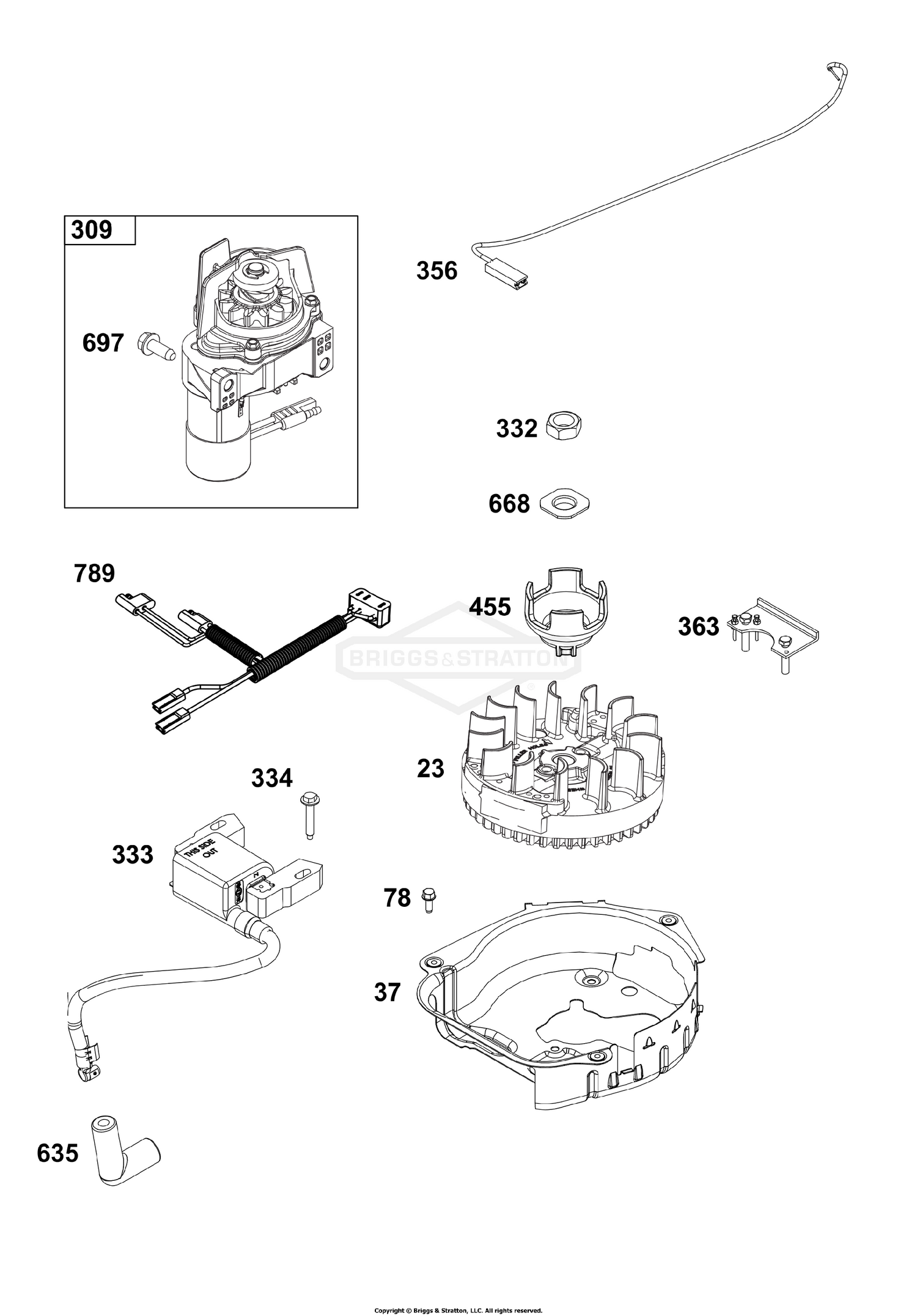 Flywheel, Ignition, and Starter Group