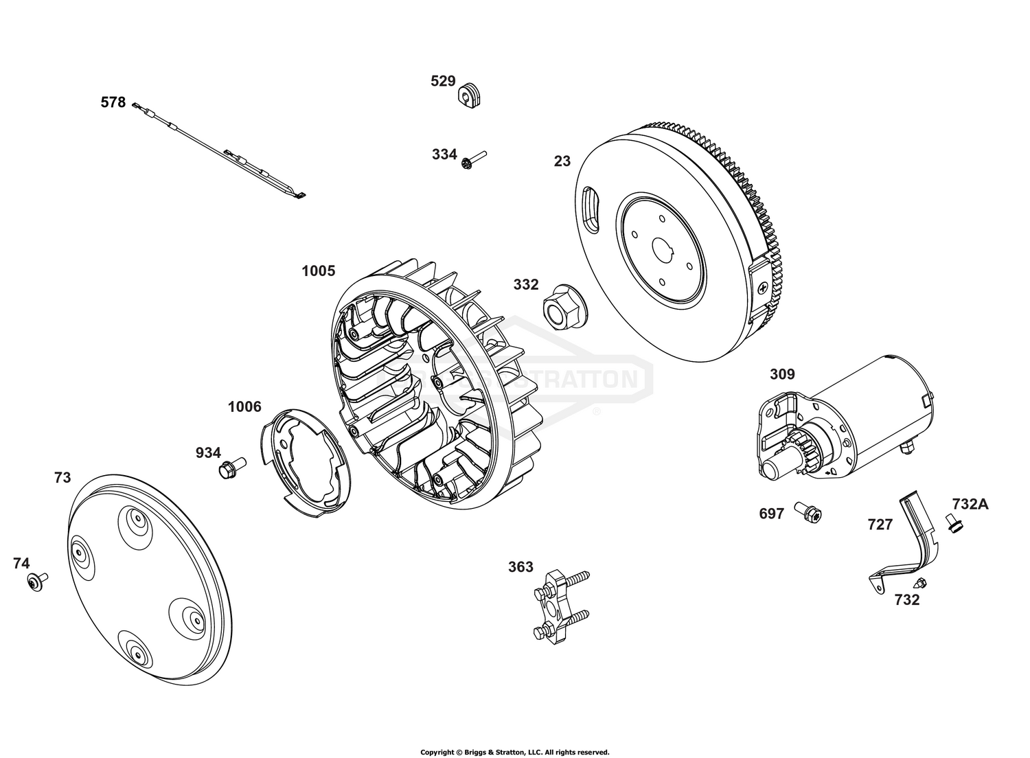 Flywheel, Ignition, and Starter Group