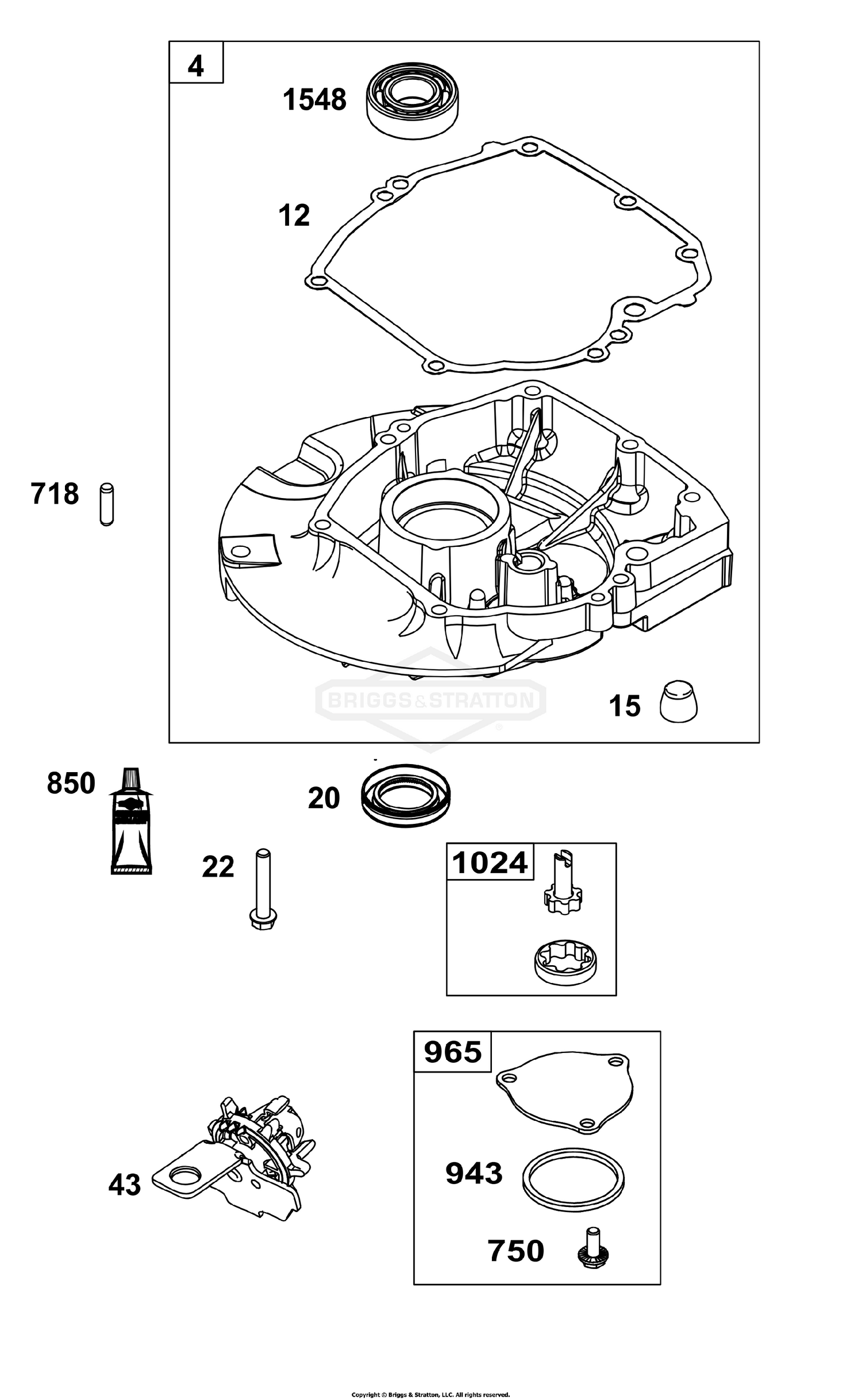 Crankcase Cover/Sump Group