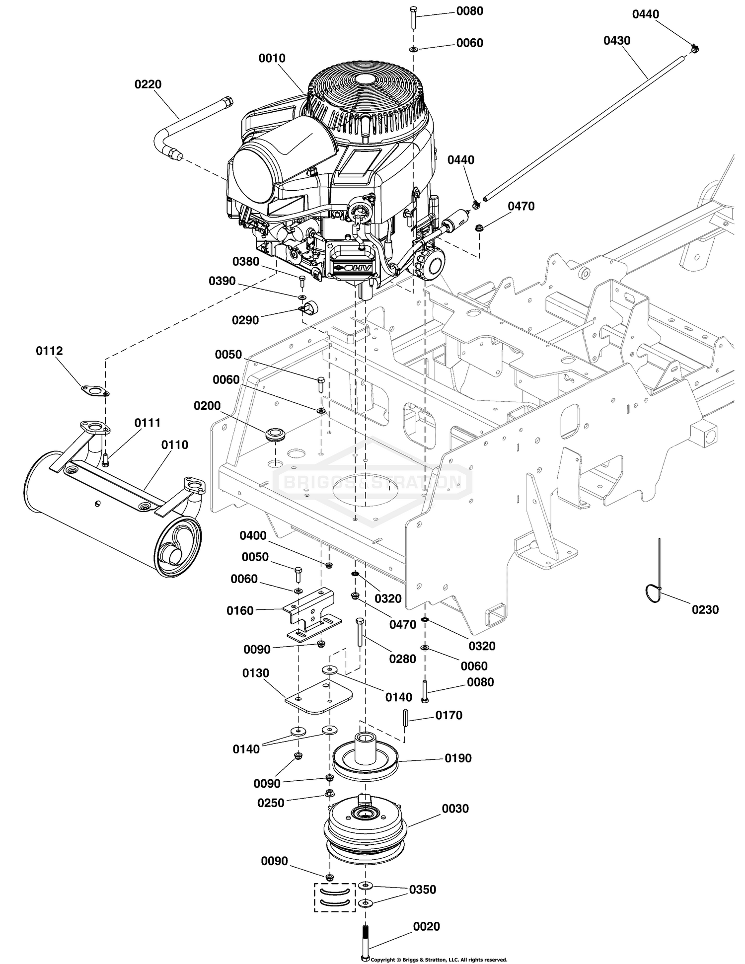 Engine and PTO Group - Briggs & Stratton 44T977
