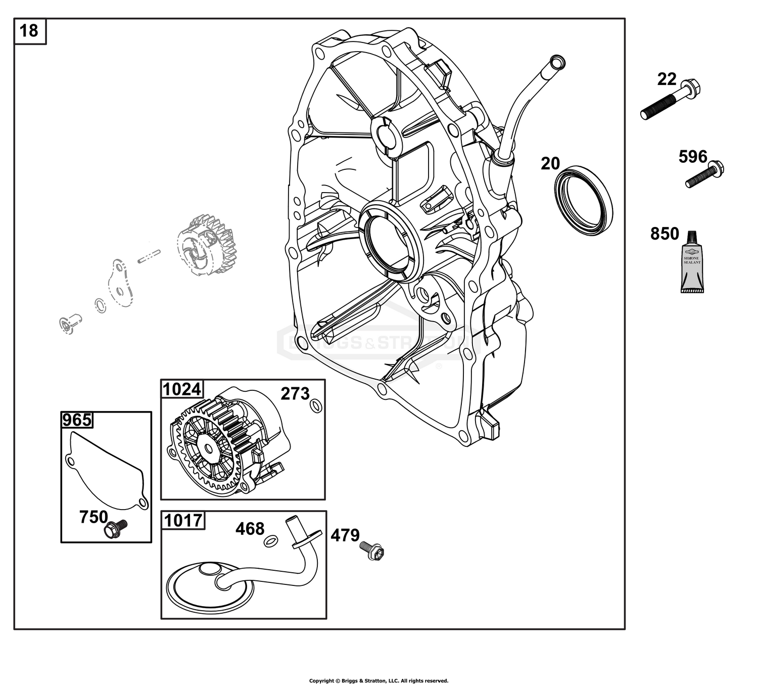 Crankcase Cover/Sump Group