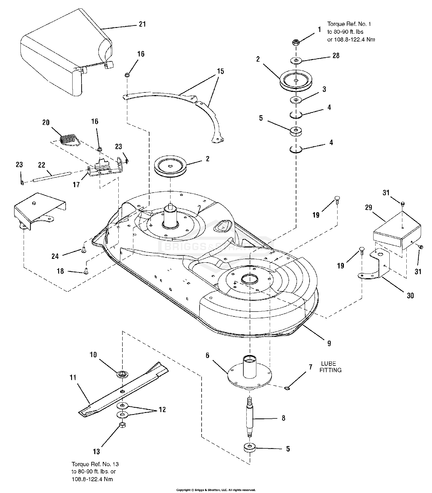42" Mower Deck - Housing & Arbor Group