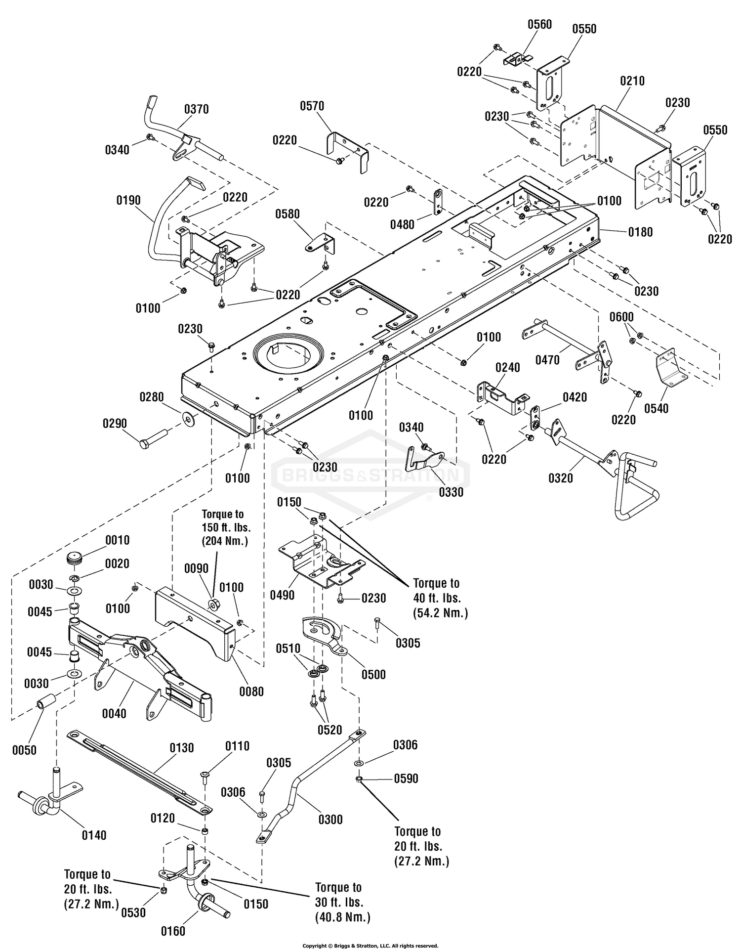 Frame & Front Axle Group