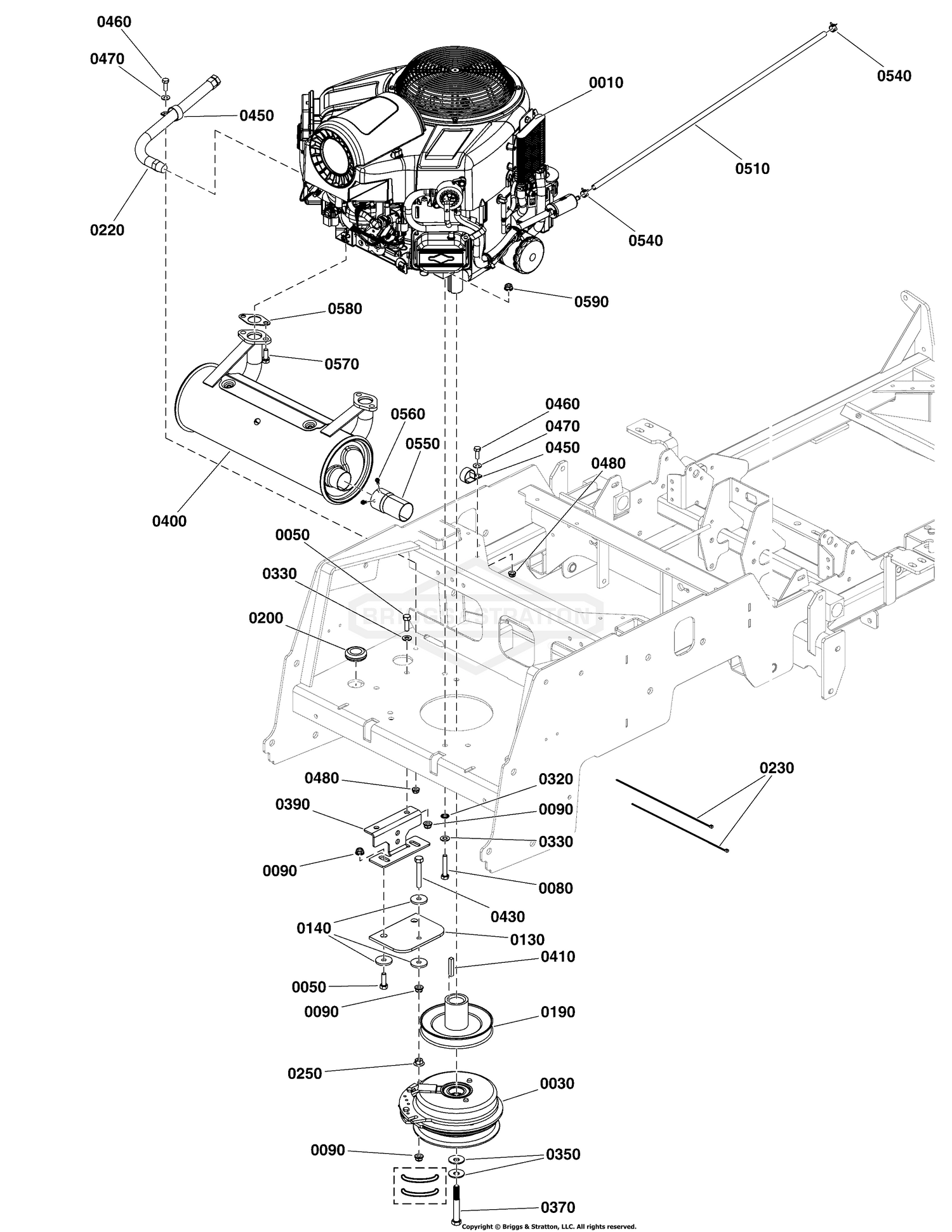Engine & PTO Group - Briggs & Stratton 49C877