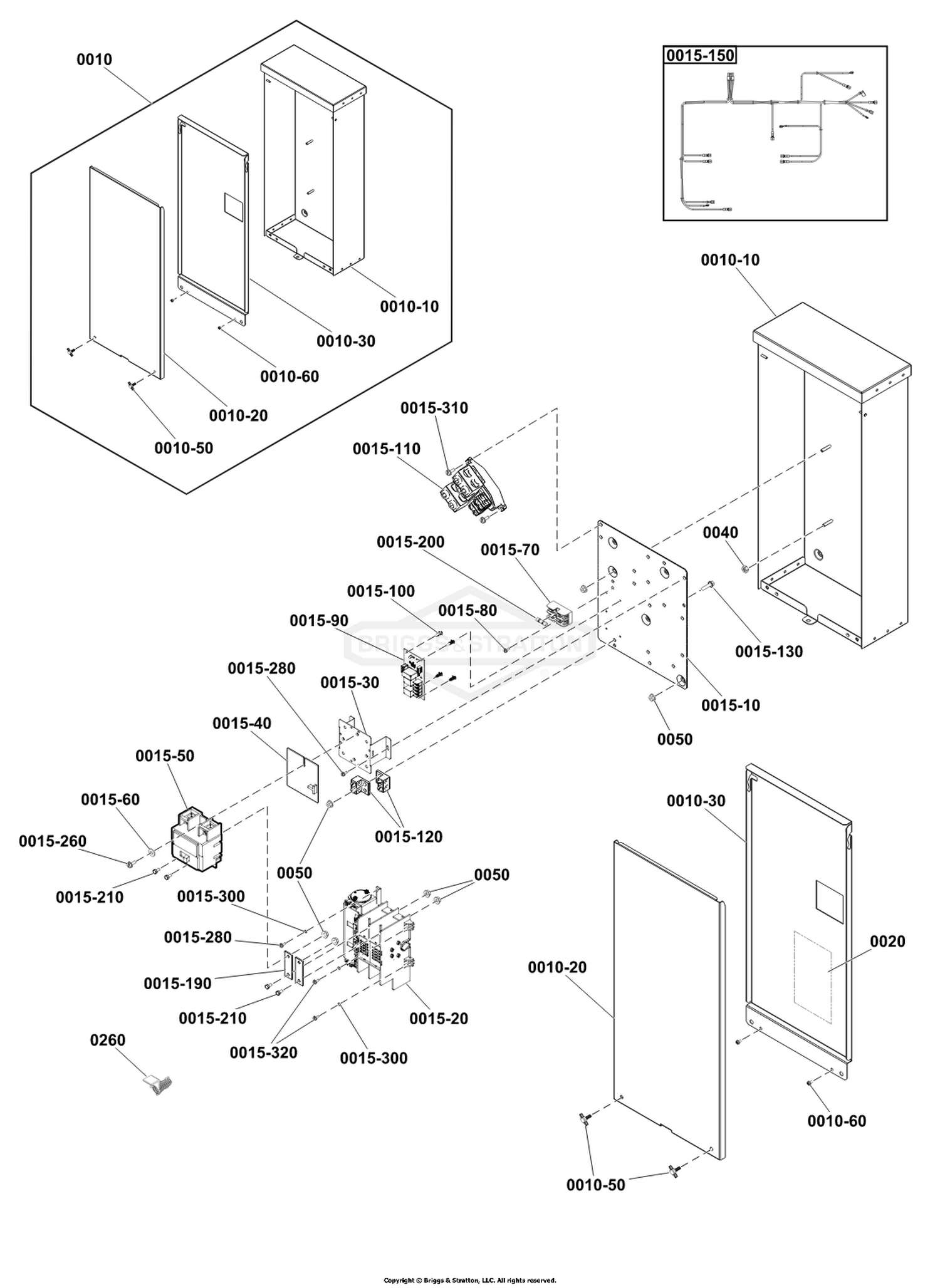 Transfer Switch - Hingeless Enclosure