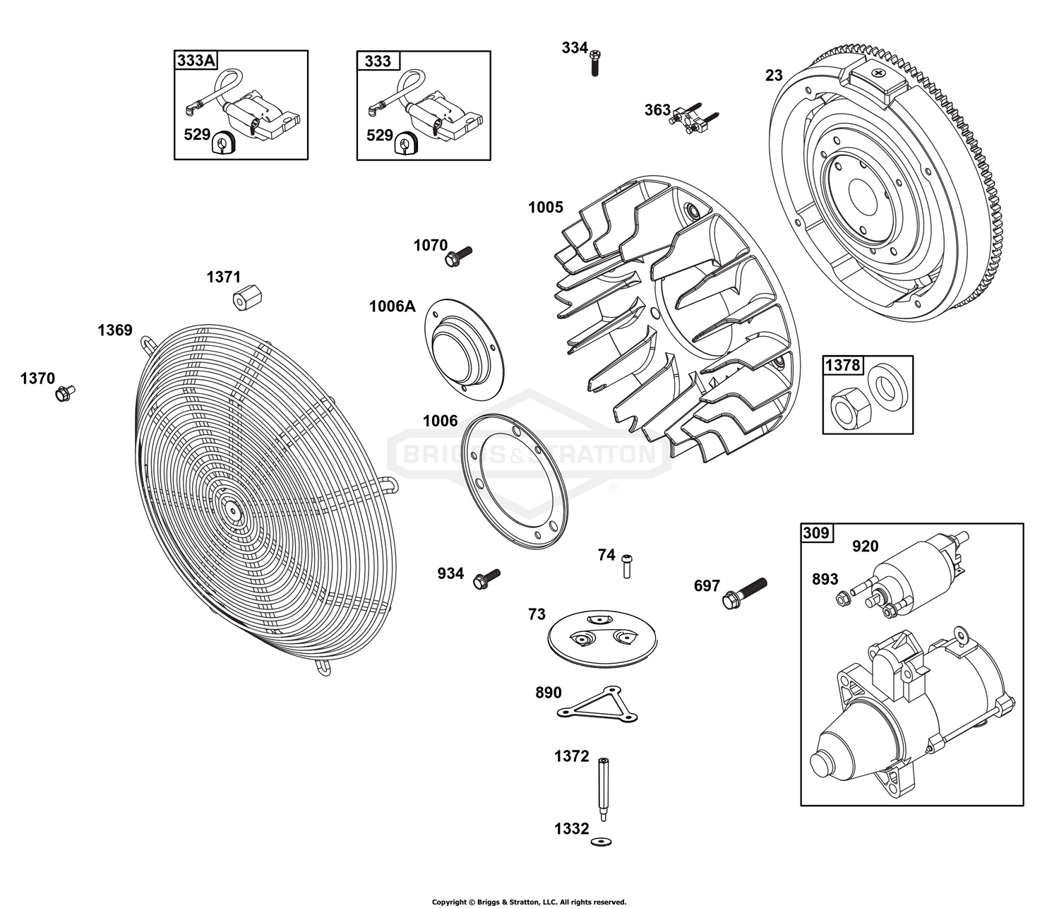 Flywheel, Ignition, and Starter Group