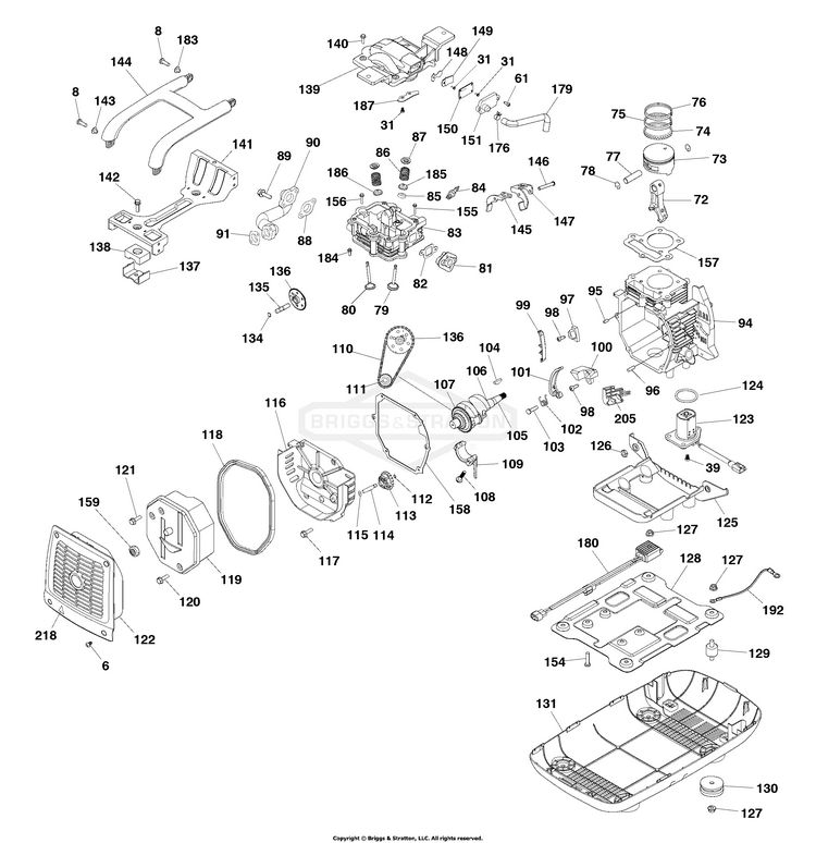 03052600 Briggs and Stratton Generator 1,600 Watt Inverter Generator