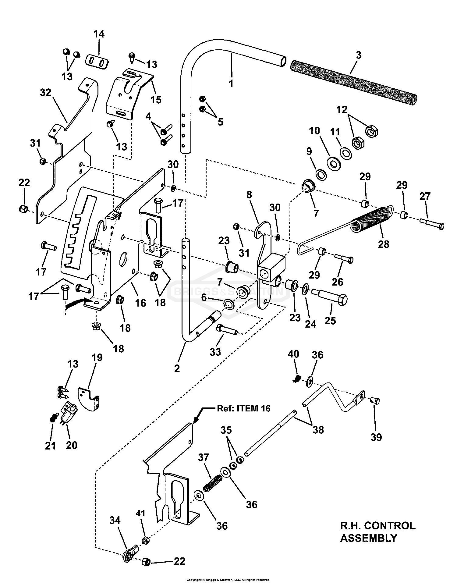 CONTROL GROUP, RH, ERZT (Series 0)