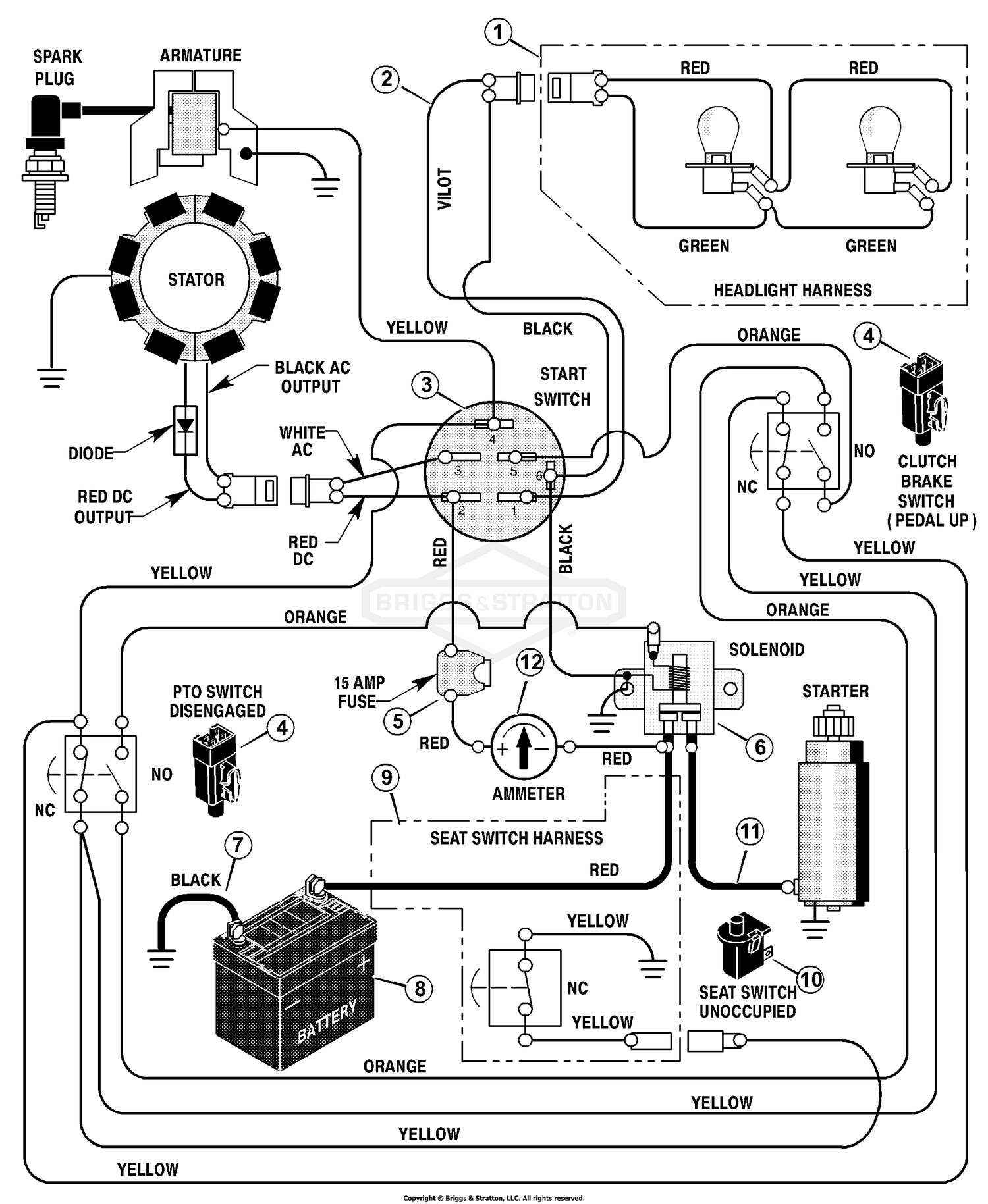 Briggs &amp; Stratton Yard Power (formerly Murray)_DEL_26072017021742  405003x52A - Lawn Tractor (2002) Electrical System