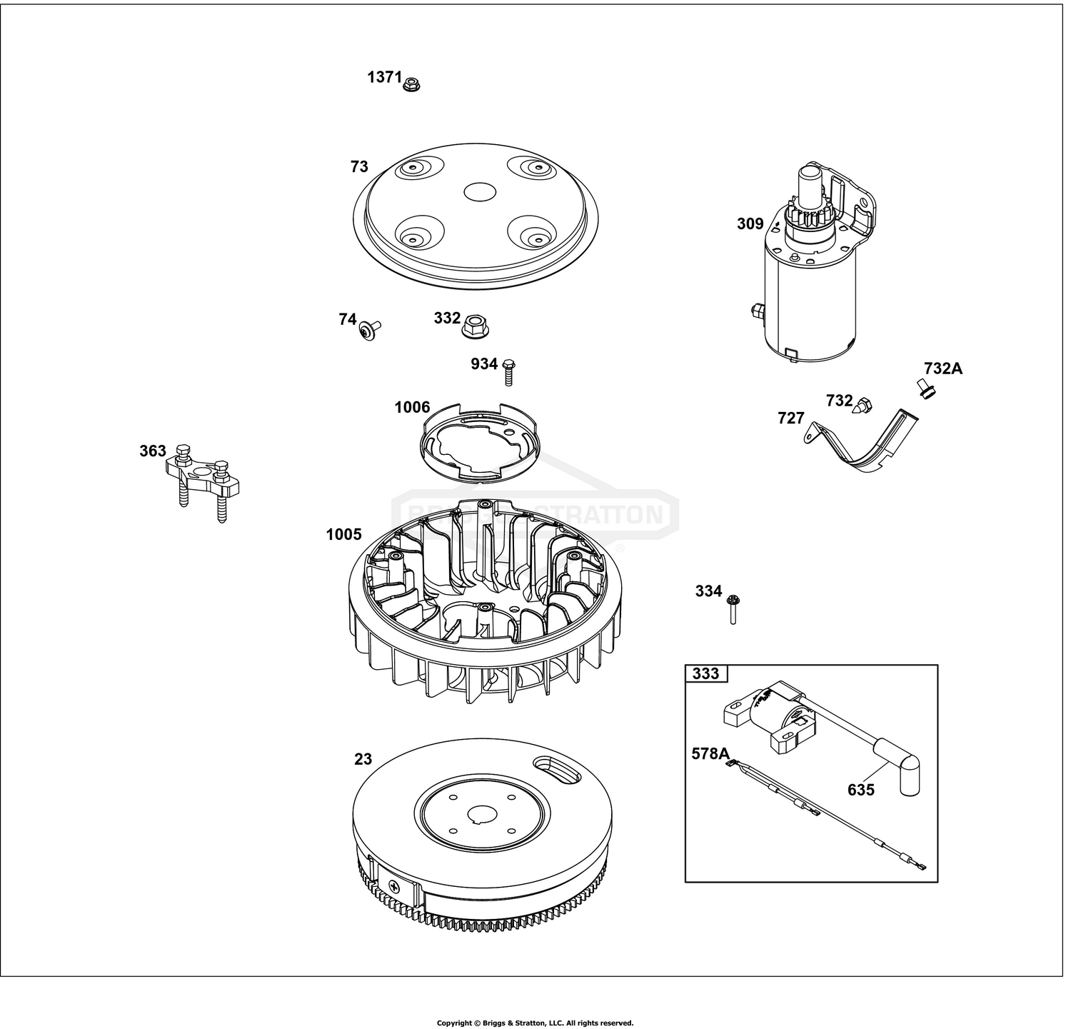 Flywheel, Ignition, and Starter Group