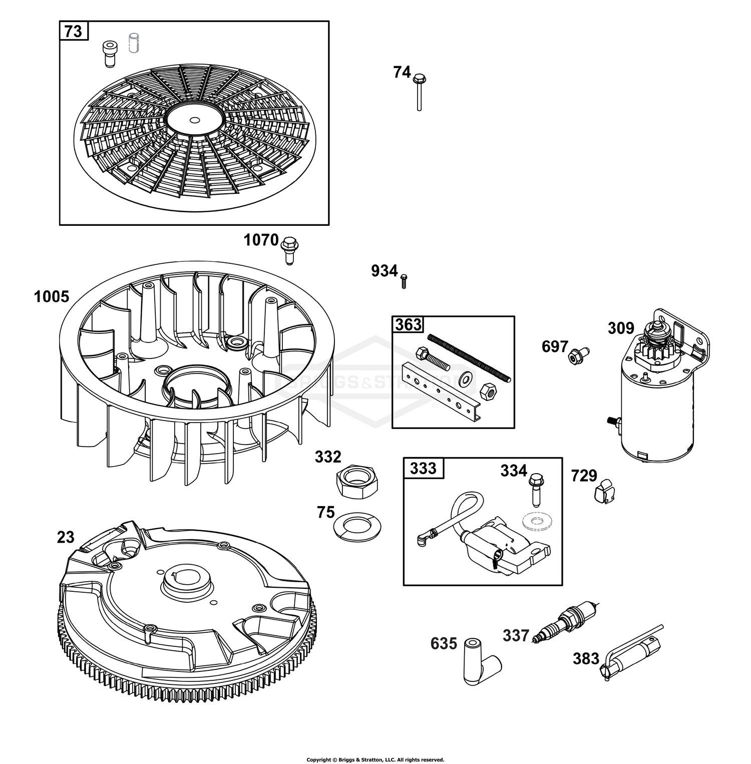 Flywheel/Ignition/Starter Group
