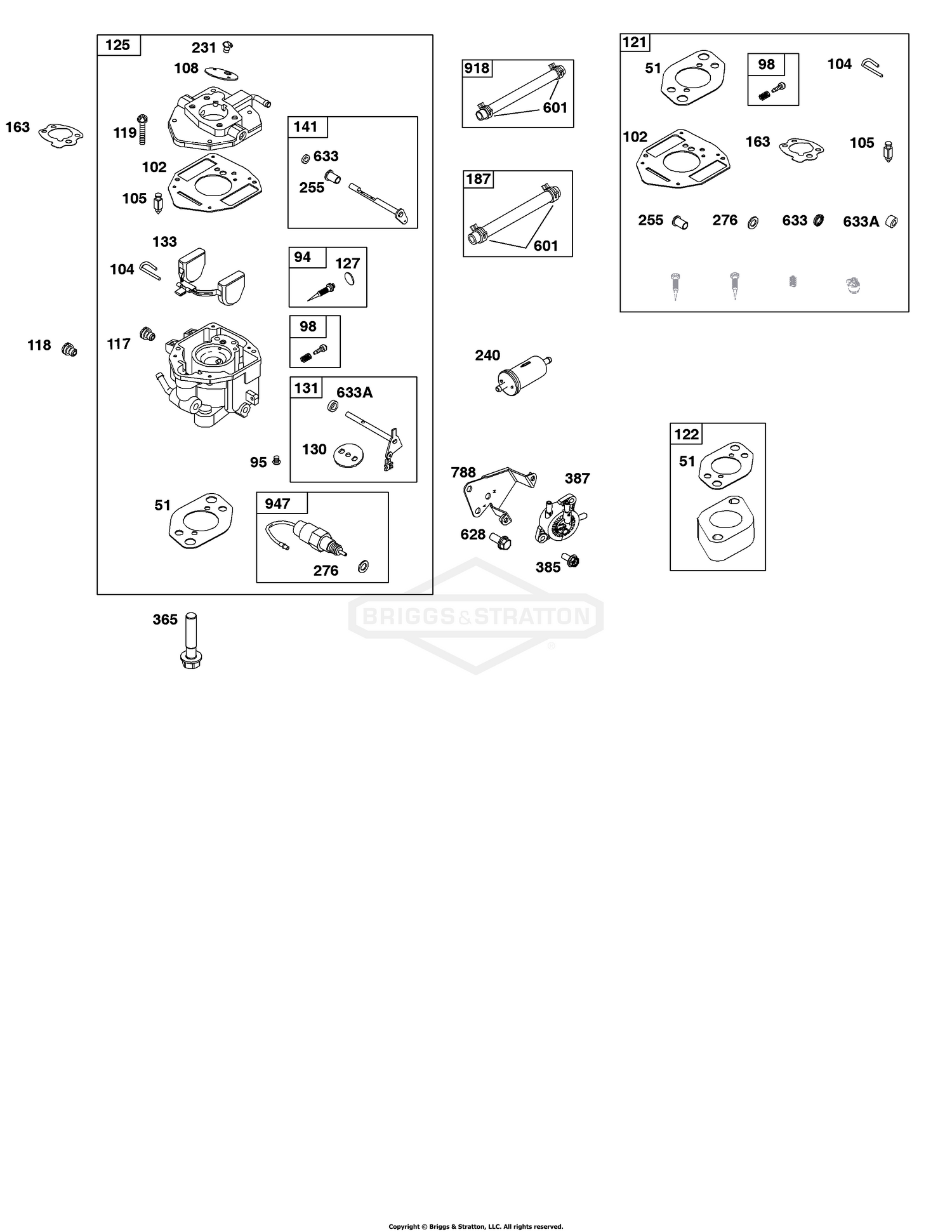 Carburetor and Fuel Supply Group