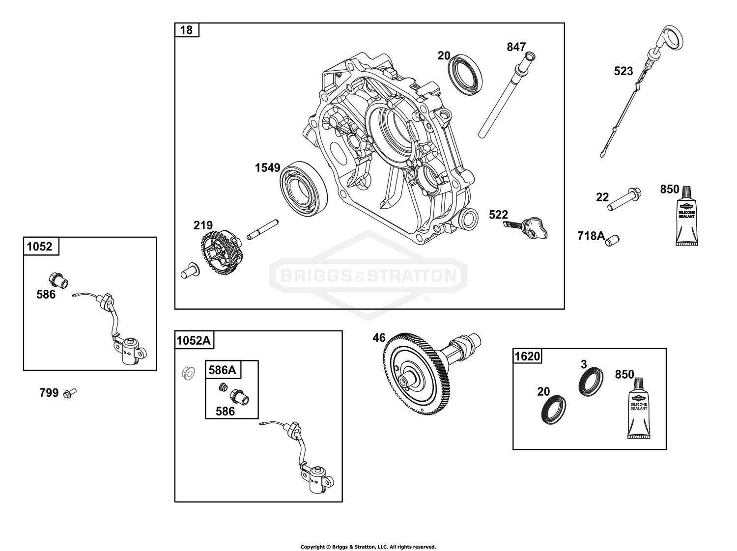 Crankcase Cover/Sump and Lubrication Group