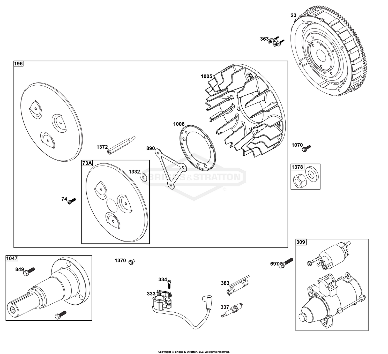 Flywheel, Ignition, and Starter Group